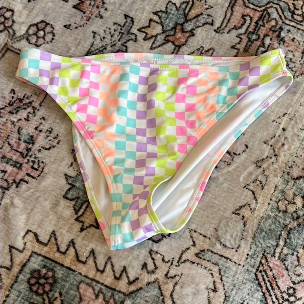 Colorful Checkered Swim Set - Picture 2 of 6